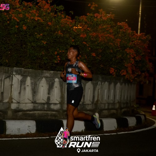 Race photo from SMARTFREN RUN 2026