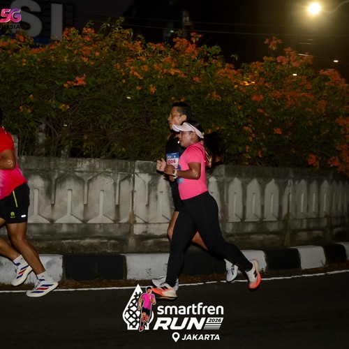 Race photo from SMARTFREN RUN 2026