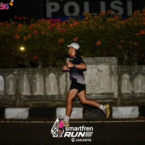 Race photo from SMARTFREN RUN 2026