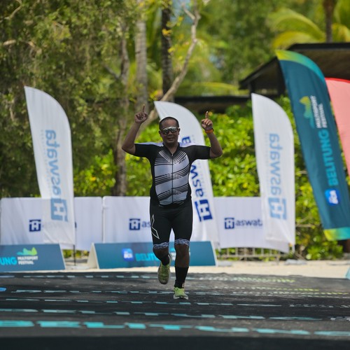 Race photo from Belitung Multisport Festival