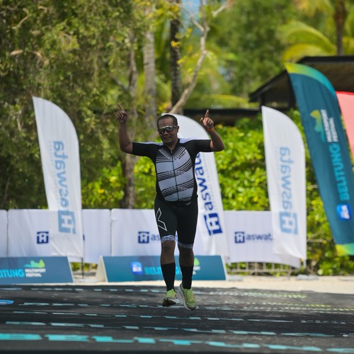 Race photo from Belitung Multisport Festival