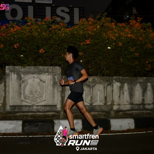Race photo from SMARTFREN RUN 2026
