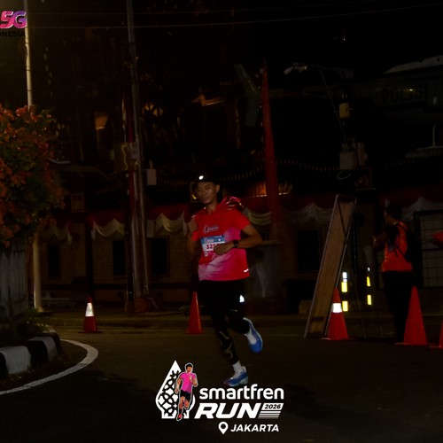 Race photo from SMARTFREN RUN 2026