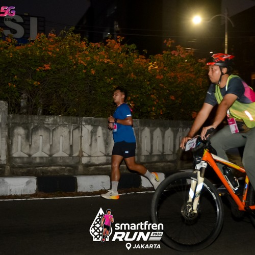Race photo from SMARTFREN RUN 2026