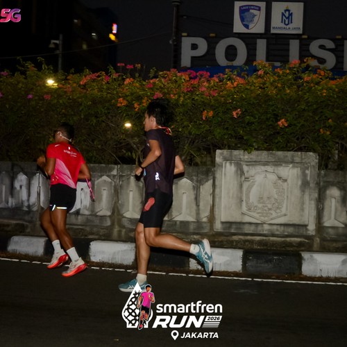 Race photo from SMARTFREN RUN 2026