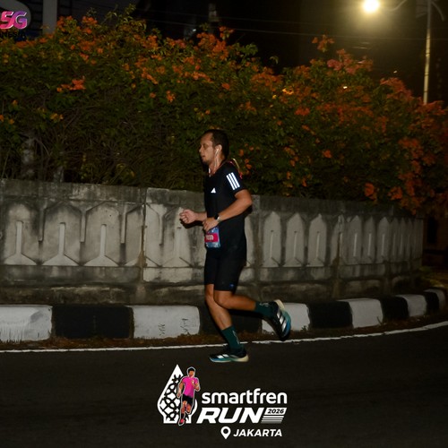 Race photo from SMARTFREN RUN 2026