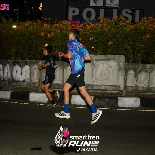 Race photo from SMARTFREN RUN 2026