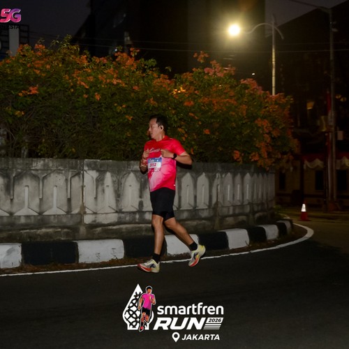 Race photo from SMARTFREN RUN 2026