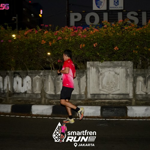 Race photo from SMARTFREN RUN 2026