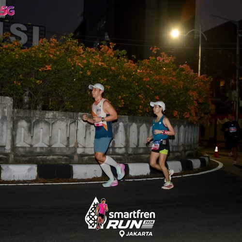 Race photo from SMARTFREN RUN 2026