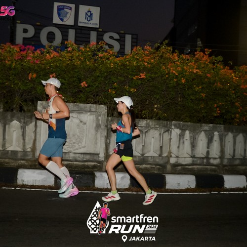 Race photo from SMARTFREN RUN 2026