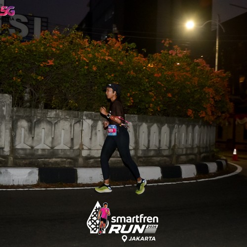 Race photo from SMARTFREN RUN 2026