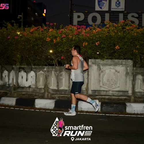 Race photo from SMARTFREN RUN 2026