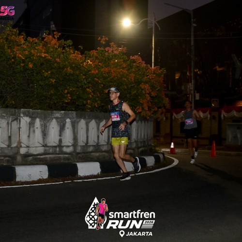 Race photo from SMARTFREN RUN 2026