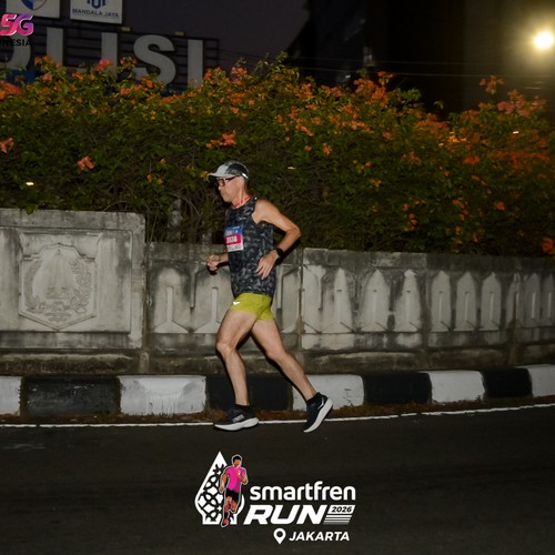 Race photo from SMARTFREN RUN 2026