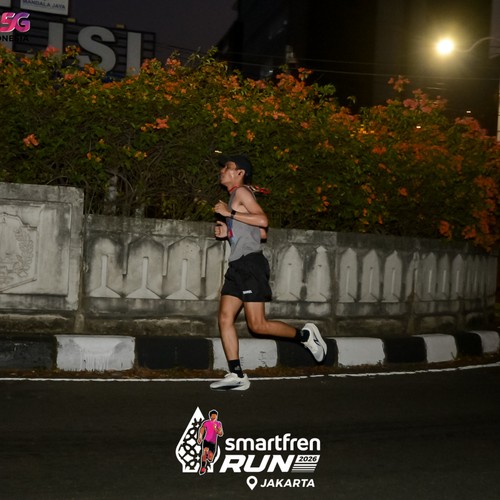 Race photo from SMARTFREN RUN 2026