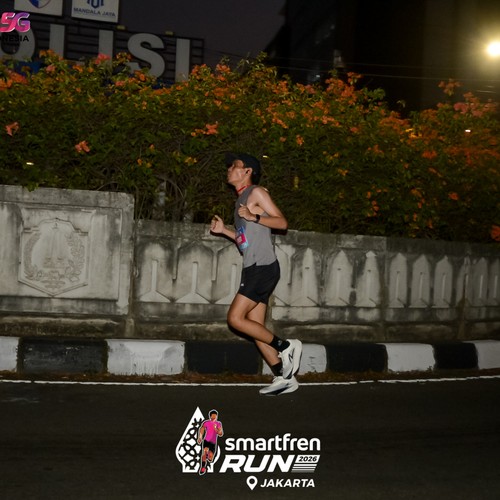 Race photo from SMARTFREN RUN 2026