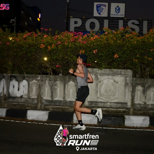 Race photo from SMARTFREN RUN 2026