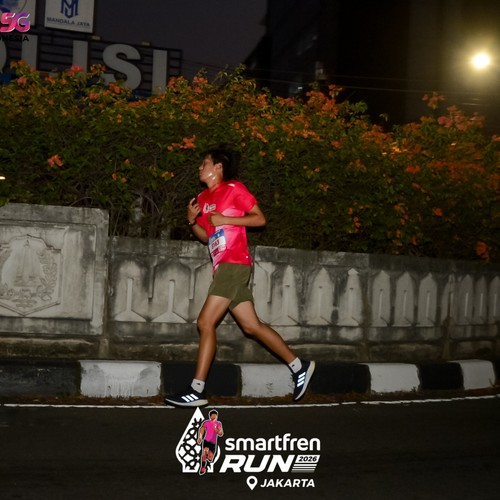 Race photo from SMARTFREN RUN 2026