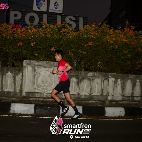 Race photo from SMARTFREN RUN 2026