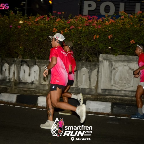 Race photo from SMARTFREN RUN 2026
