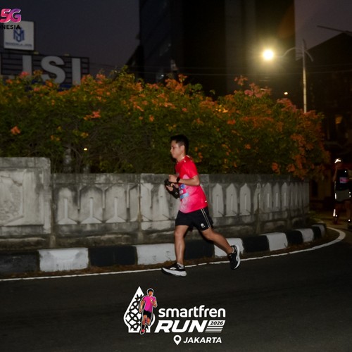 Race photo from SMARTFREN RUN 2026
