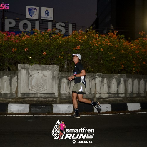 Race photo from SMARTFREN RUN 2026