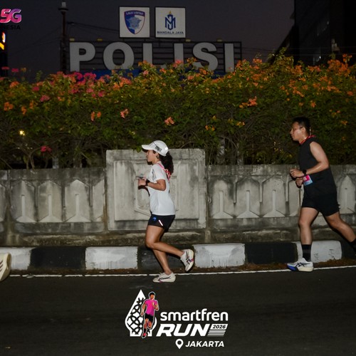 Race photo from SMARTFREN RUN 2026