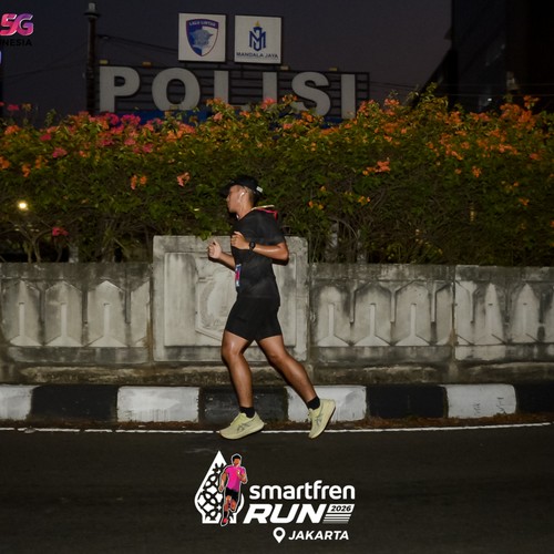Race photo from SMARTFREN RUN 2026