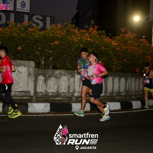 Race photo from SMARTFREN RUN 2026