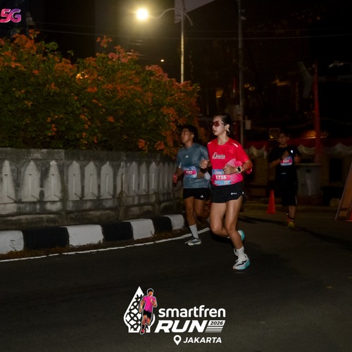 Race photo from SMARTFREN RUN 2026