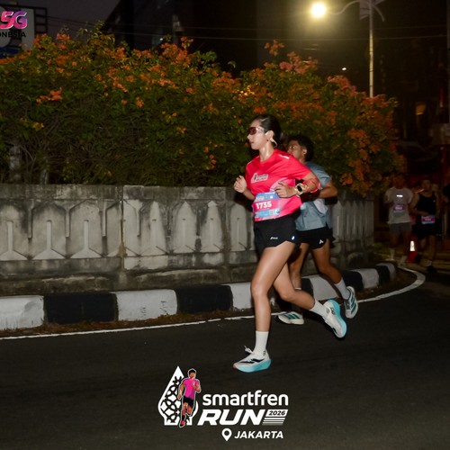 Race photo from SMARTFREN RUN 2026