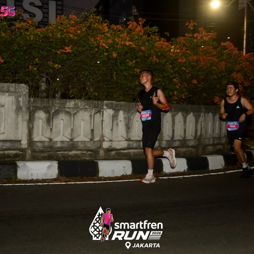 Race photo from SMARTFREN RUN 2026