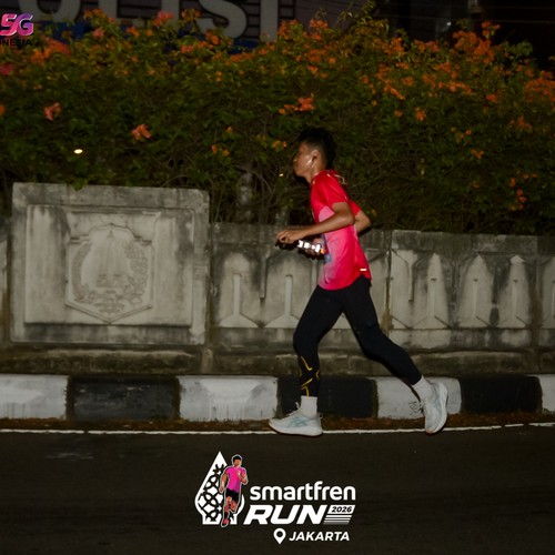 Race photo from SMARTFREN RUN 2026