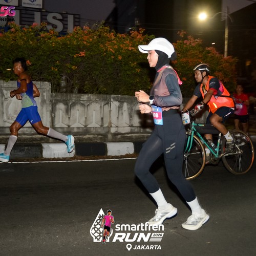 Race photo from SMARTFREN RUN 2026