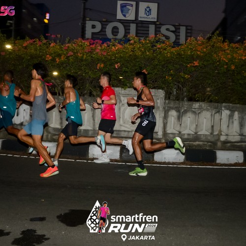 Race photo from SMARTFREN RUN 2026