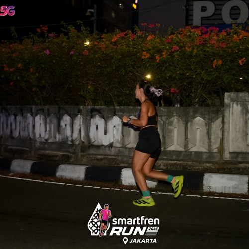 Race photo from SMARTFREN RUN 2026
