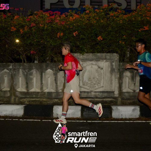 Race photo from SMARTFREN RUN 2026