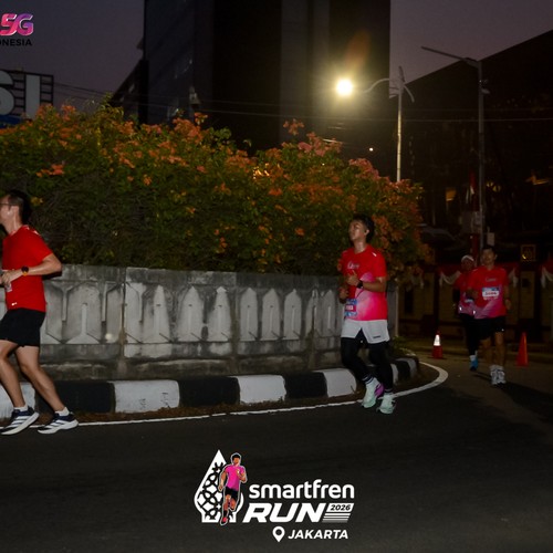 Race photo from SMARTFREN RUN 2026