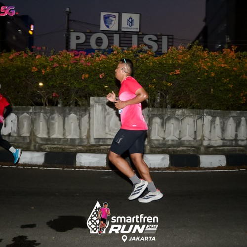 Race photo from SMARTFREN RUN 2026