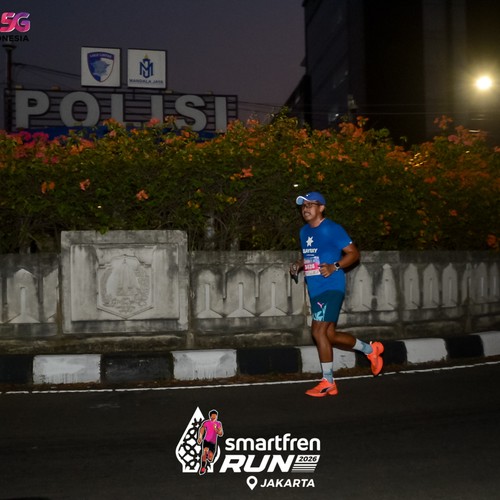 Race photo from SMARTFREN RUN 2026