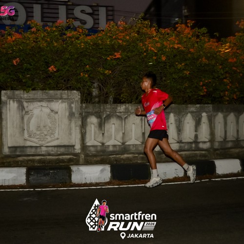 Race photo from SMARTFREN RUN 2026