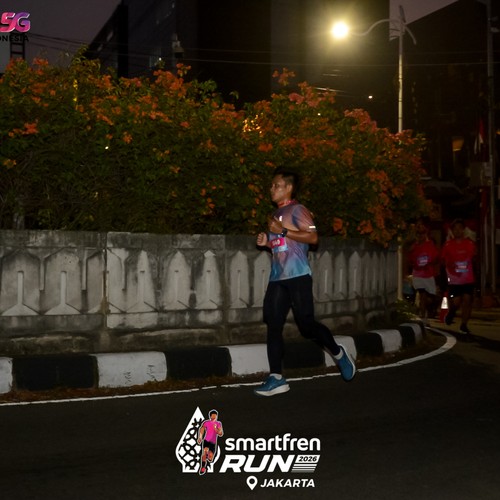 Race photo from SMARTFREN RUN 2026