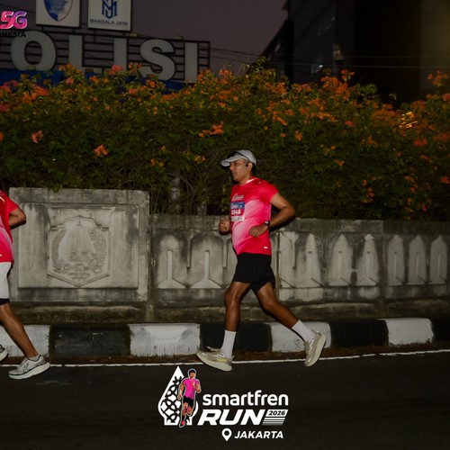 Race photo from SMARTFREN RUN 2026