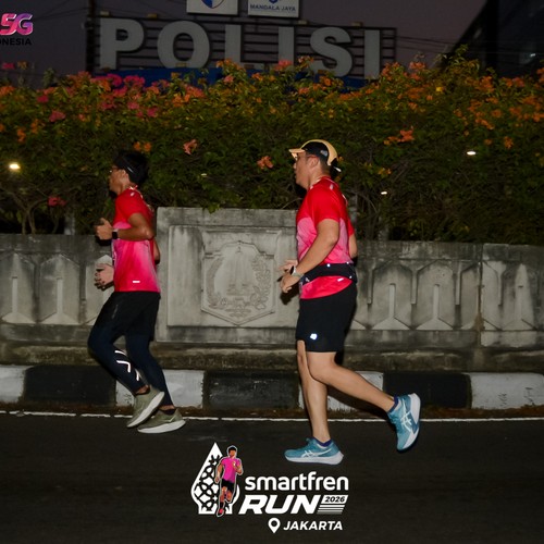 Race photo from SMARTFREN RUN 2026