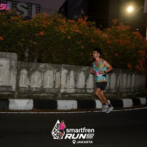 Race photo from SMARTFREN RUN 2026