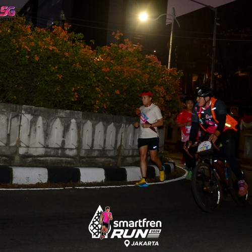 Race photo from SMARTFREN RUN 2026