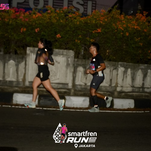 Race photo from SMARTFREN RUN 2026