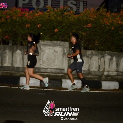 Race photo from SMARTFREN RUN 2026