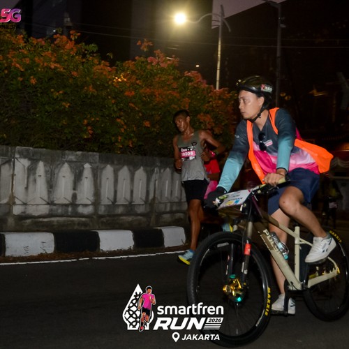 Race photo from SMARTFREN RUN 2026